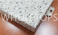 La textura de piedra grabada en relieve PVDF cubrió las hojas de aluminio con el refuerzo regular de la suspensión