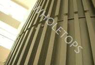 PVDF cubrió la hoja de metal decorativa de los paneles de aluminio de la fachada de 2.0M M para el edificio