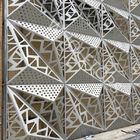 revestimiento de la fachada del metal de la decoración del hotel de los paneles de la fachada 3d de 3.5m m 3.0m m
