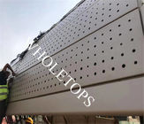 el aluminio perforado de la fachada de la hoja de metal de 1.5m m a de 8.0M M artesona la aleación 3003