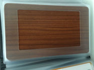PVDF cubrió el panel de madera de aluminio 3D de 4.0m m con la película del PVC