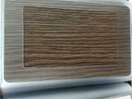 Peso ligero de aluminio de la hoja del grano de madera de la anchura de la resistencia a las inclemencias del tiempo 150mm~3000m m