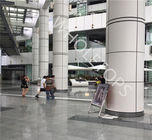 6.0M M PVDF cubrieron la longitud de hojas de aluminio 600mm-4500m m para el edificio de oficinas