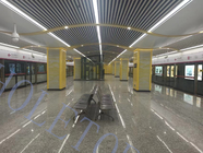 el panel de aluminio cubierto de cerámica del grueso de 6m m para la estación de metro